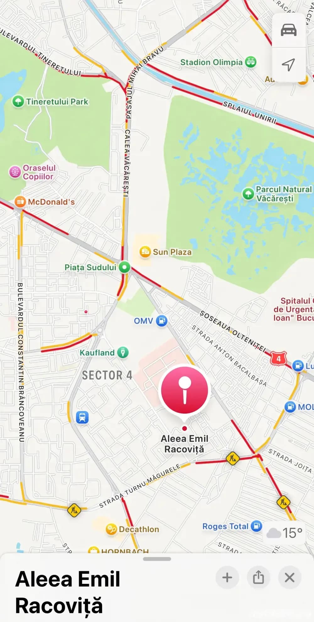 chirie Apartament 2 camere Racovita 10 min metrou aparatorii Patrie - imagine 1