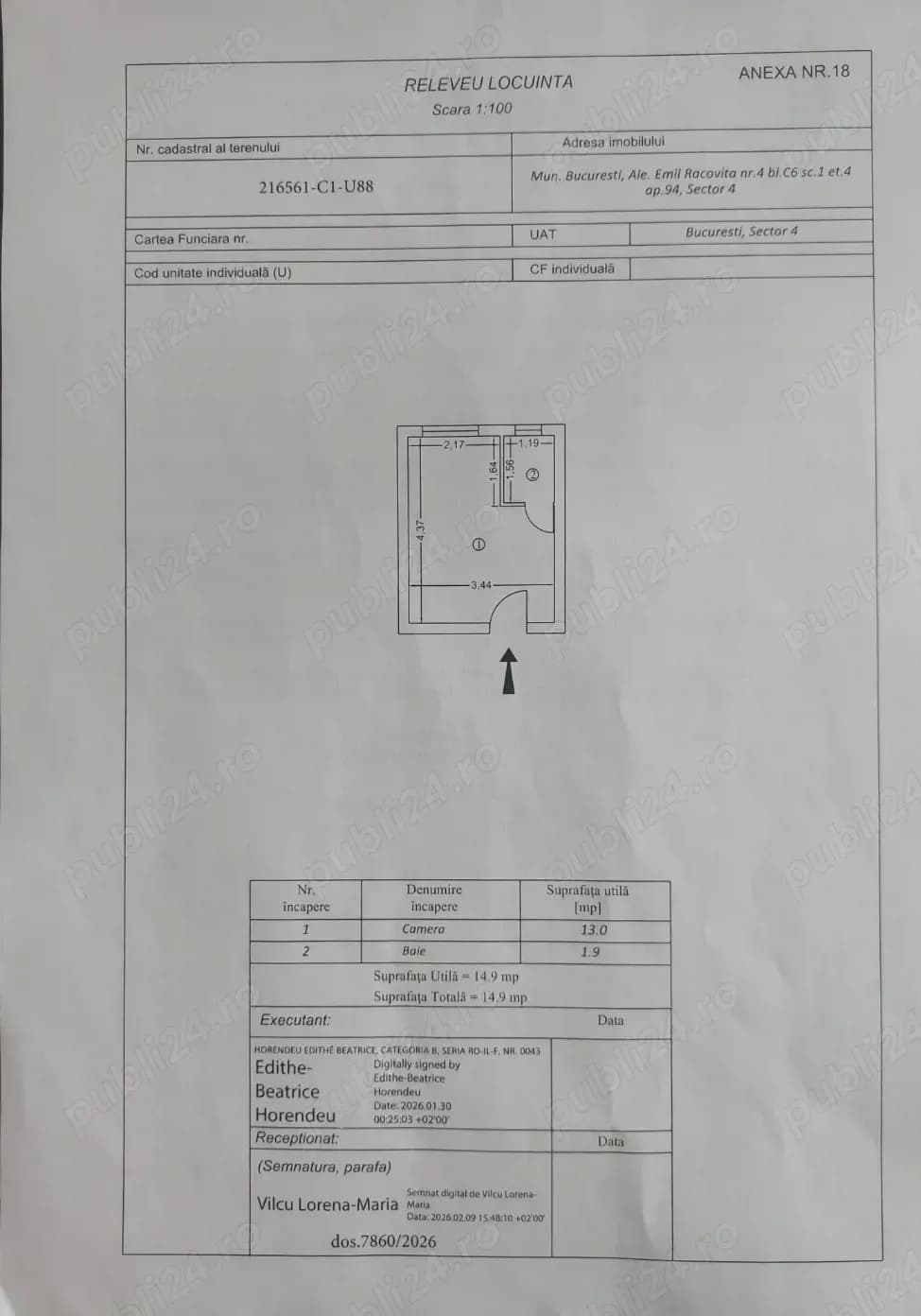 Garsoniera confort 3 Aparatorii Patriei