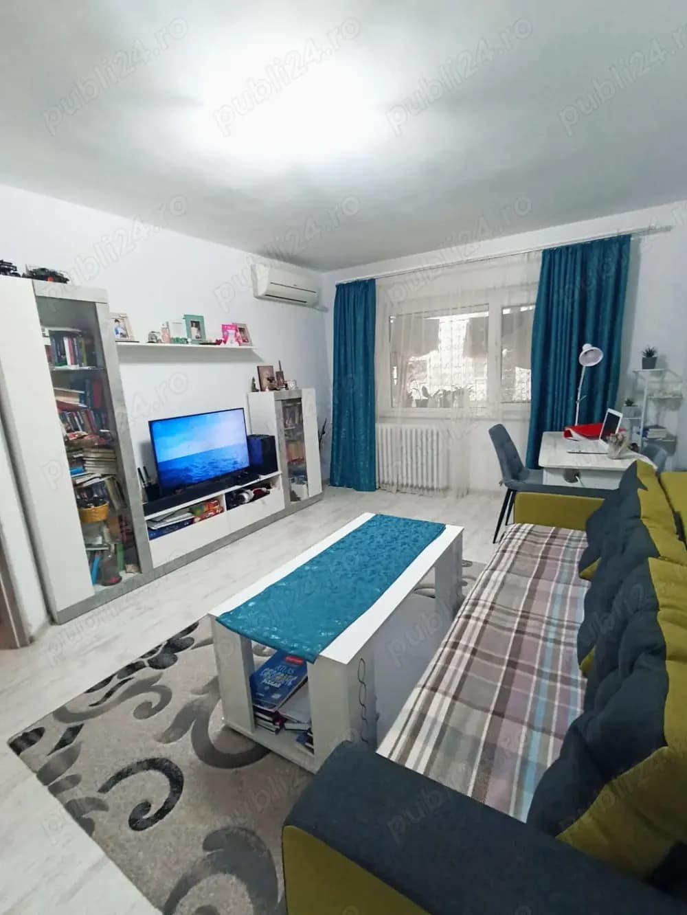 Apartament cu 2 camere ,decomandat 50 mp. Parter-Bd. Constantin  Brancoveanu