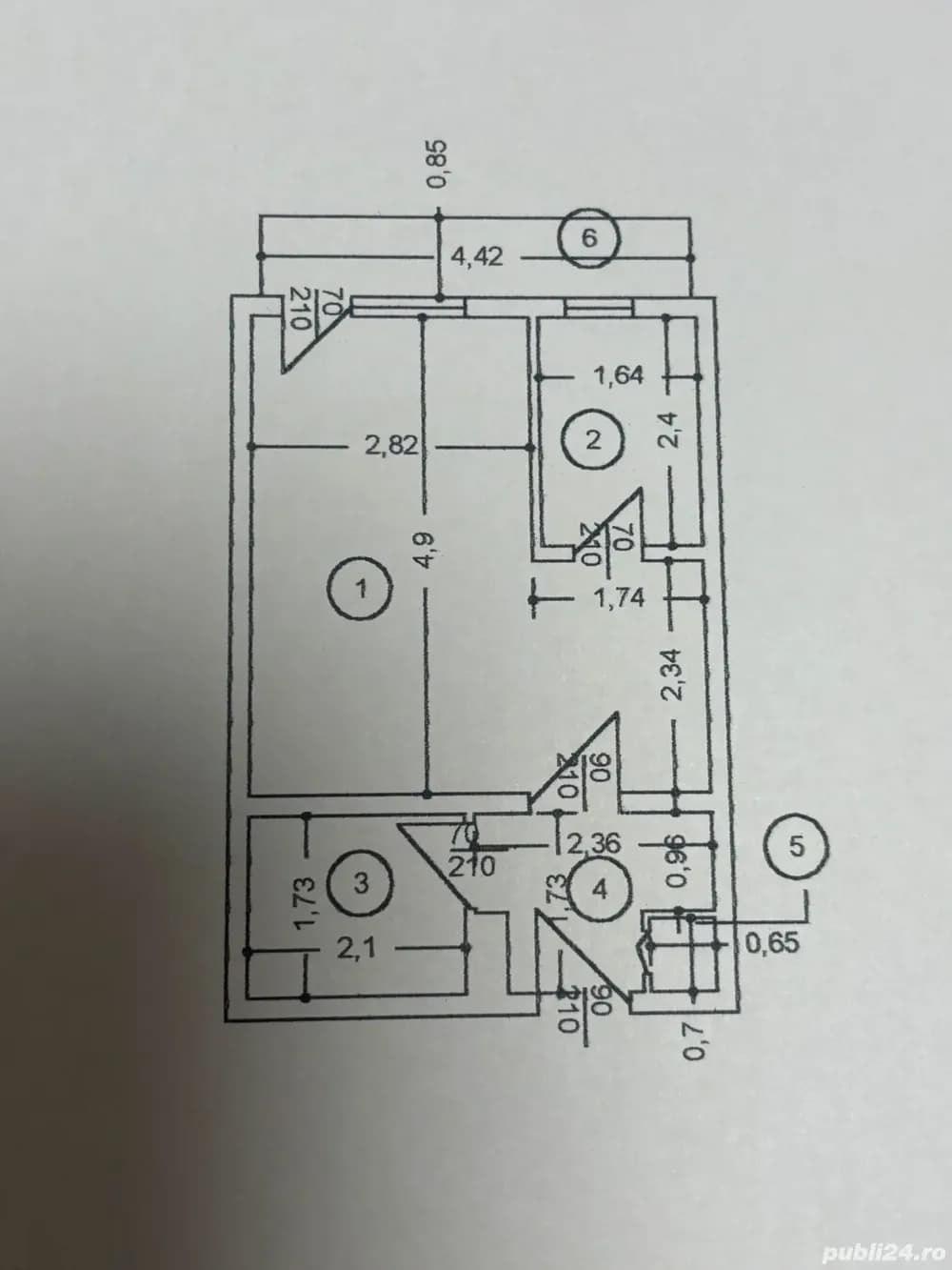 Popietar,Garsoniera,Petre Ispirescu CaleaRahovei - imagine 1