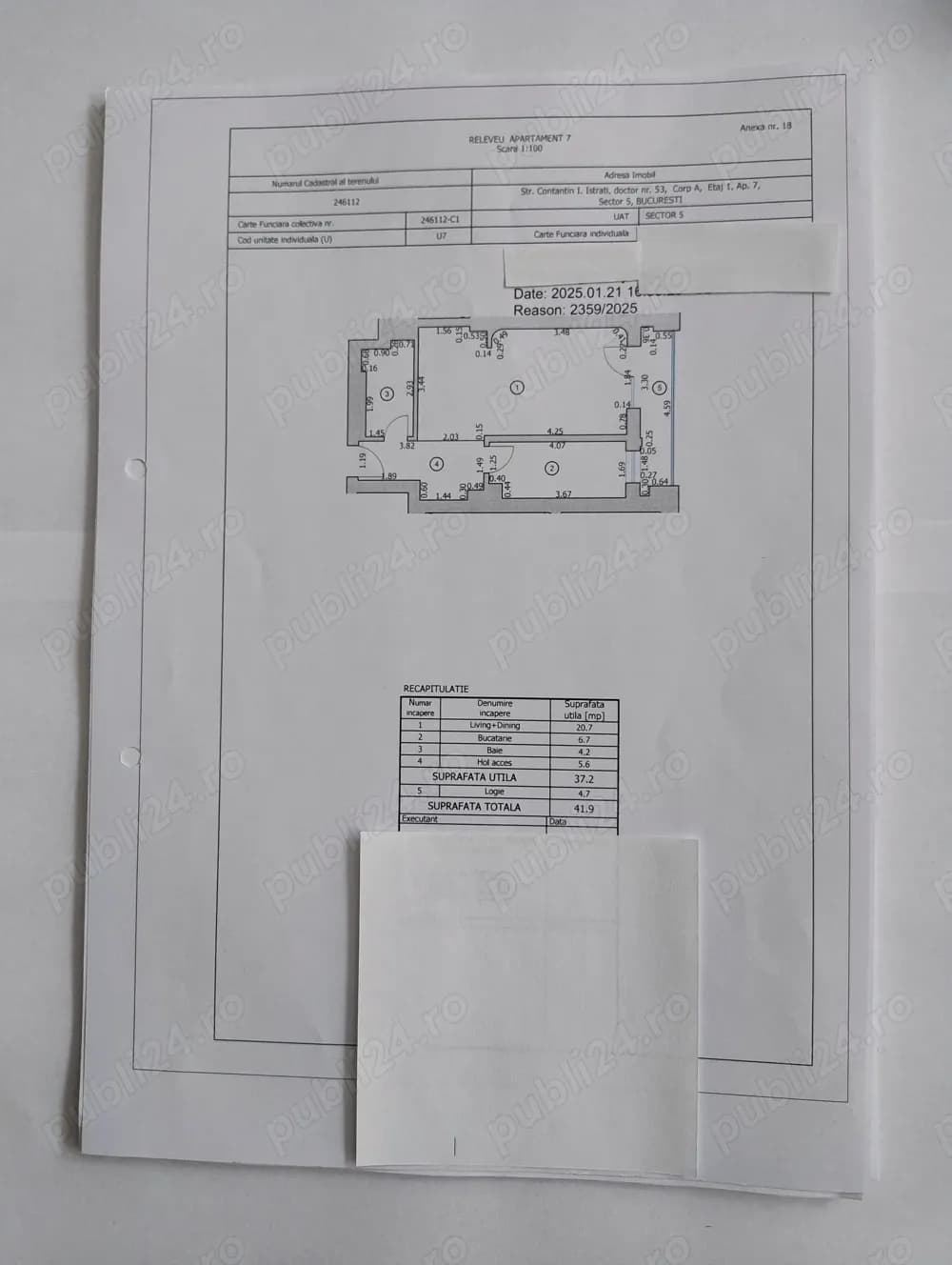 Vând garsoniera Parcul Carol