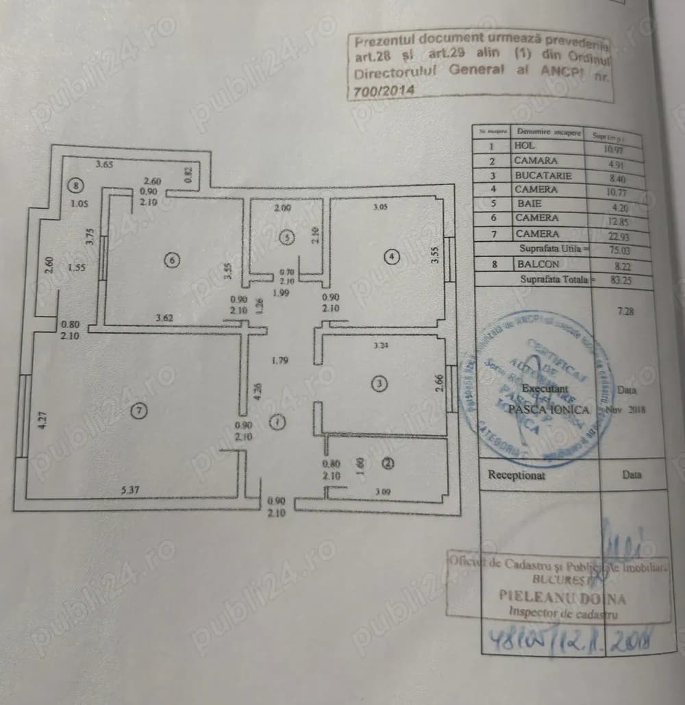 De vanzare de 3 camere din 85 strada Mărgeanului cu Alexandriei Centrala Termica