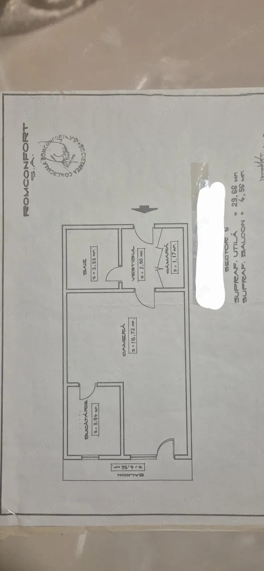 Garsonieră 5 min metrou Păcii | Militari | 34 mp