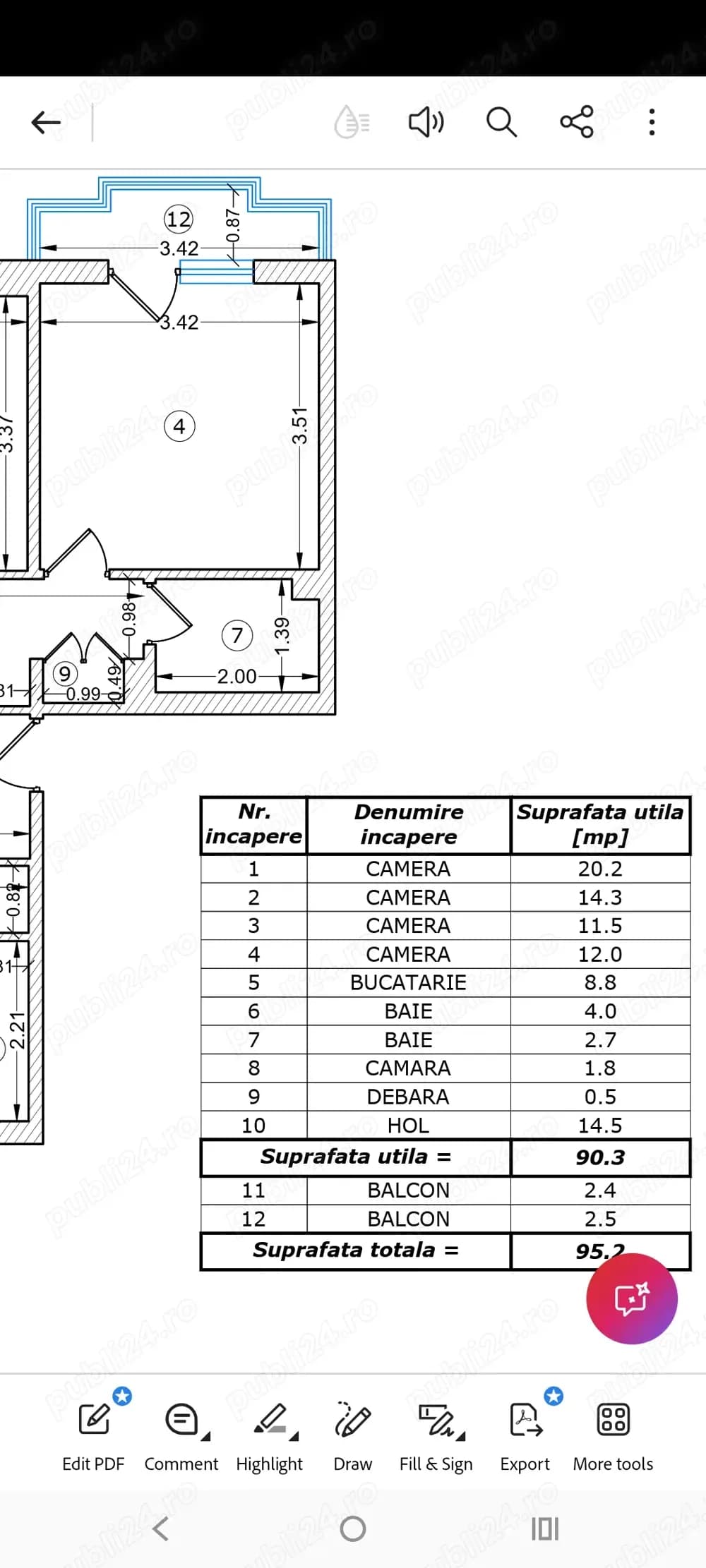 Schimb apartament 4 camere Militari - Uverturii (Teatrul Masca)
