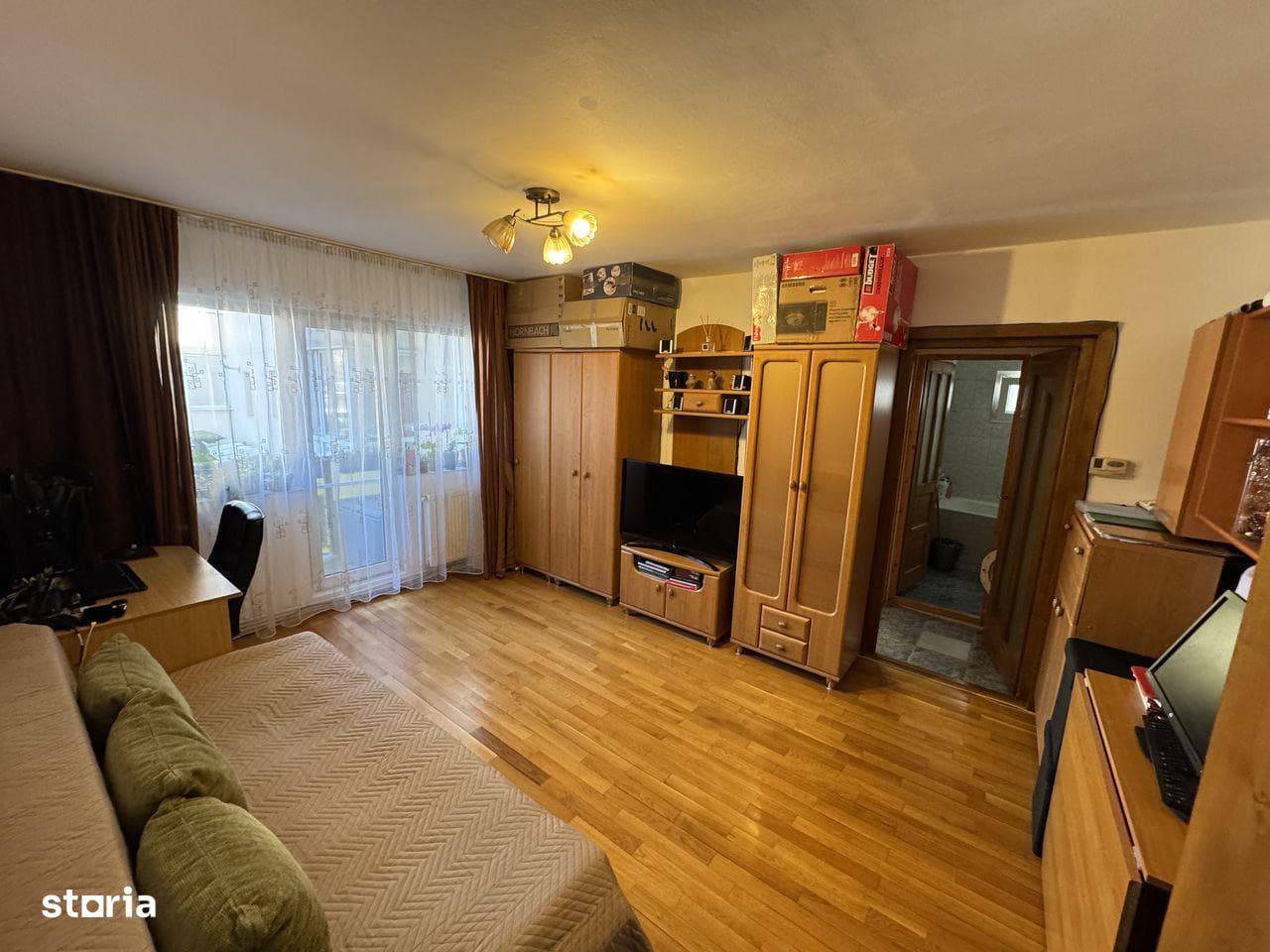 PERSOANA FIZICA vând apartament 2 camere semidecomandat în Grigorescu - imagine 1