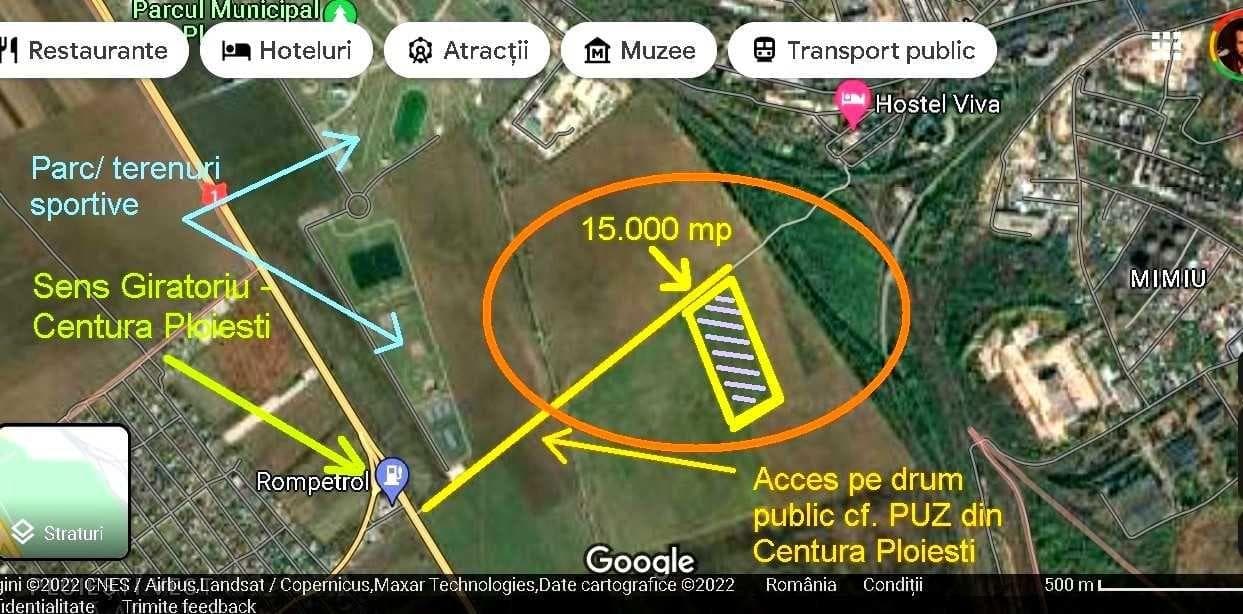 _Teren intrav/comercial/constr_OCAZIE_ Ploiesti. Parc Mun. Vest_1,5 ha - imagine 1