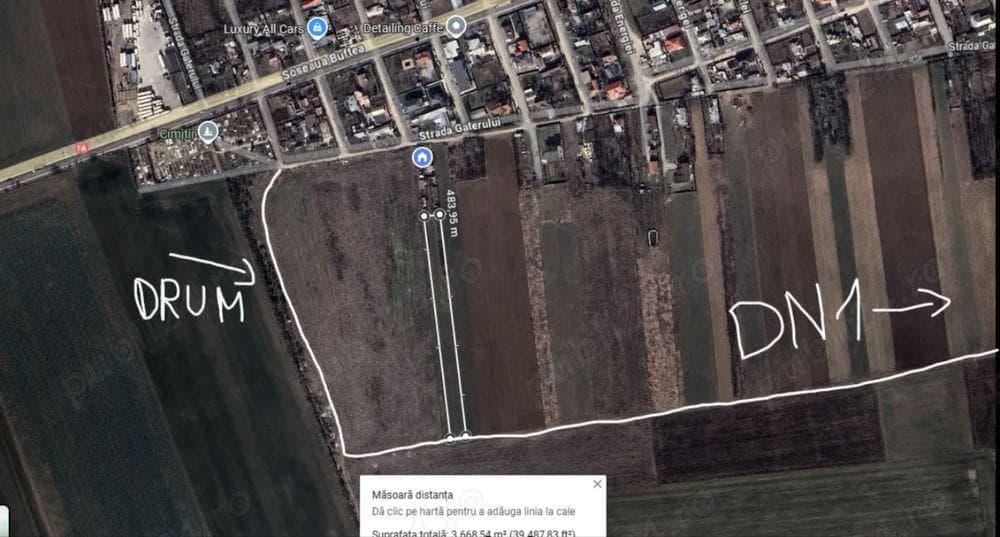 Vând  Teren intravilan Cartier Mitica Apostol (Ploiesti Vest) 3500 MP - imagine 1