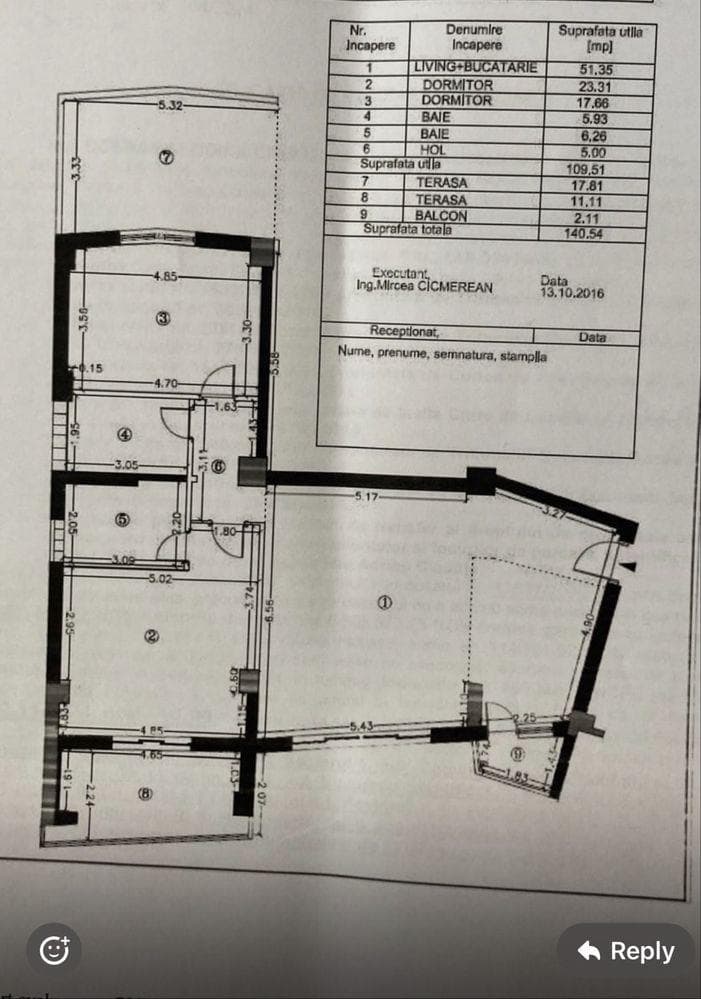 De inchiriat apartament 3 camere Catedrei - imagine 1