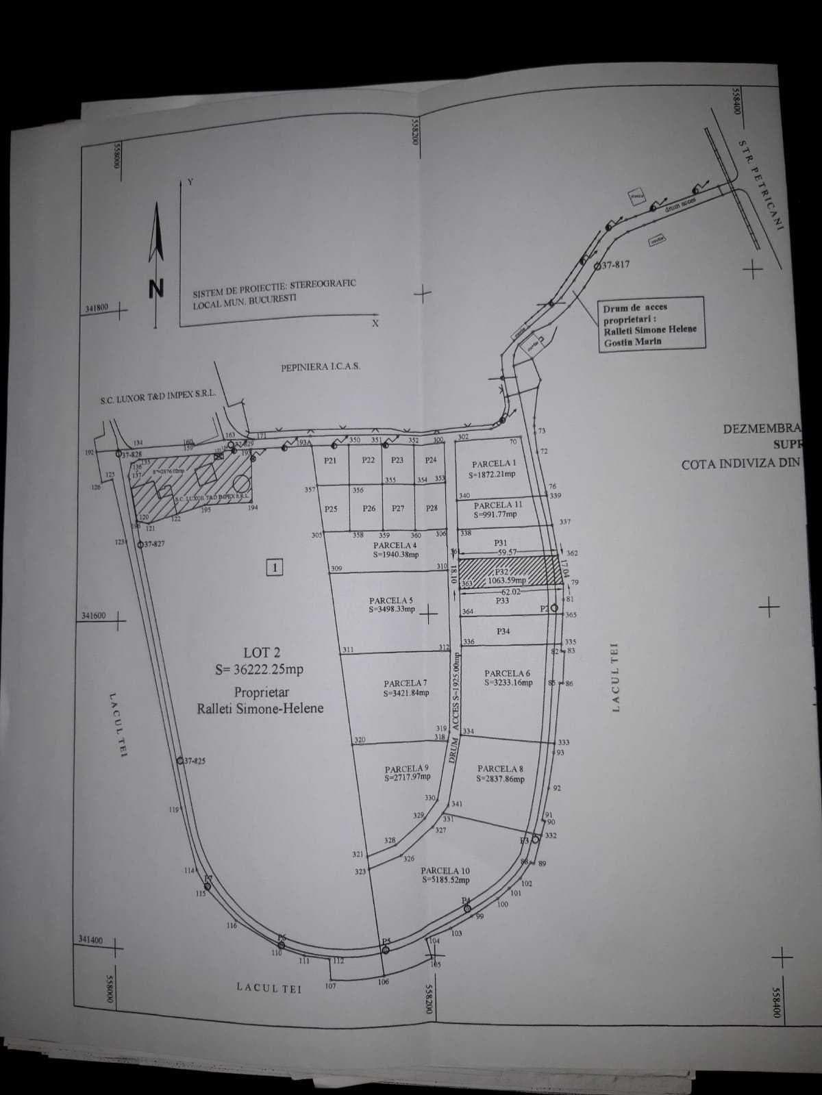 Proprietar vand teren Pen. Petricani CFU P + 2 + 3R/M. - imagine 1