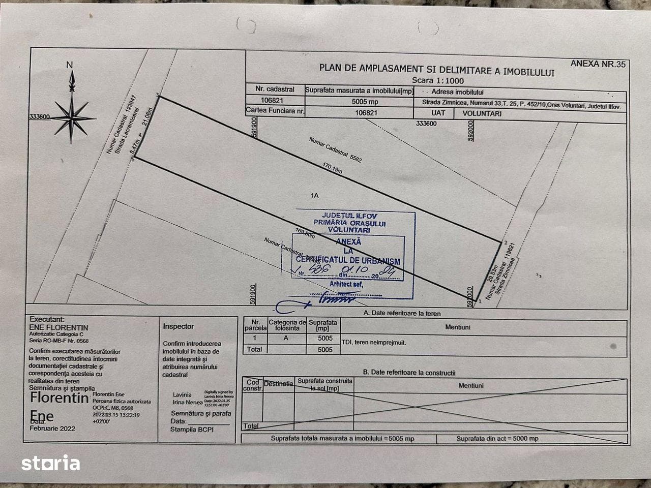Teren Pipera Voluntari A3 Lemon parc - imagine 1