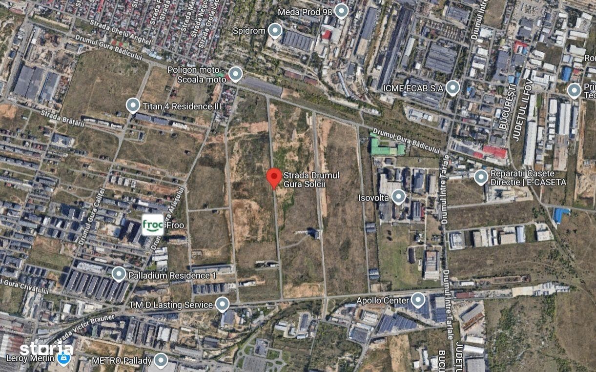 Teren de vanzare in zona Pallady -Ikea