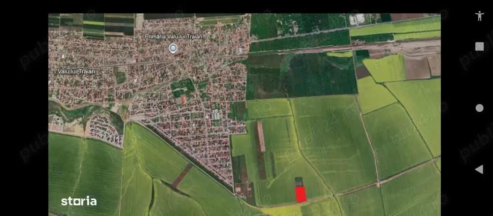 8500 mp intravilan arabil in Valu lui Traian   Str. București , 86 m deschidere, parcelare 12-14 lot - imagine 1