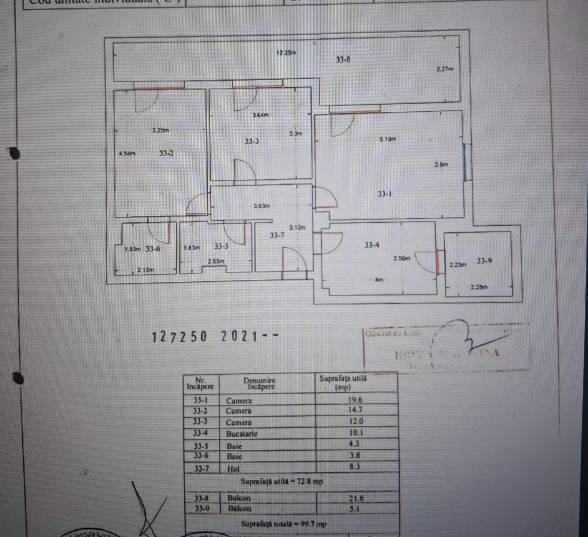 Apartament cu 3 camere, de vânzare Gura Putnei - imagine 1