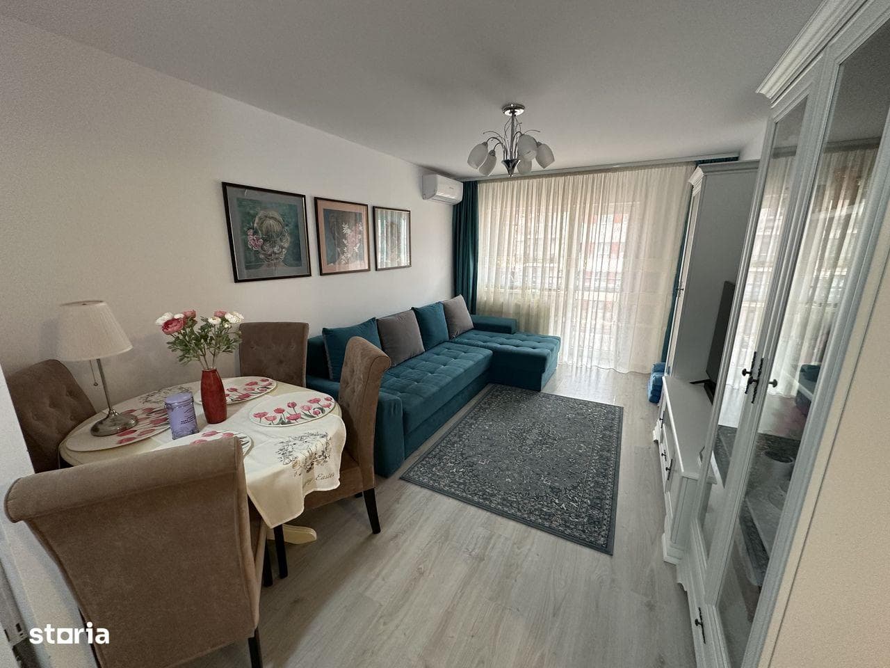 Apartament 3 camere 2 băi,loc parcare,boxă 5 min metrou Teclu Pallady