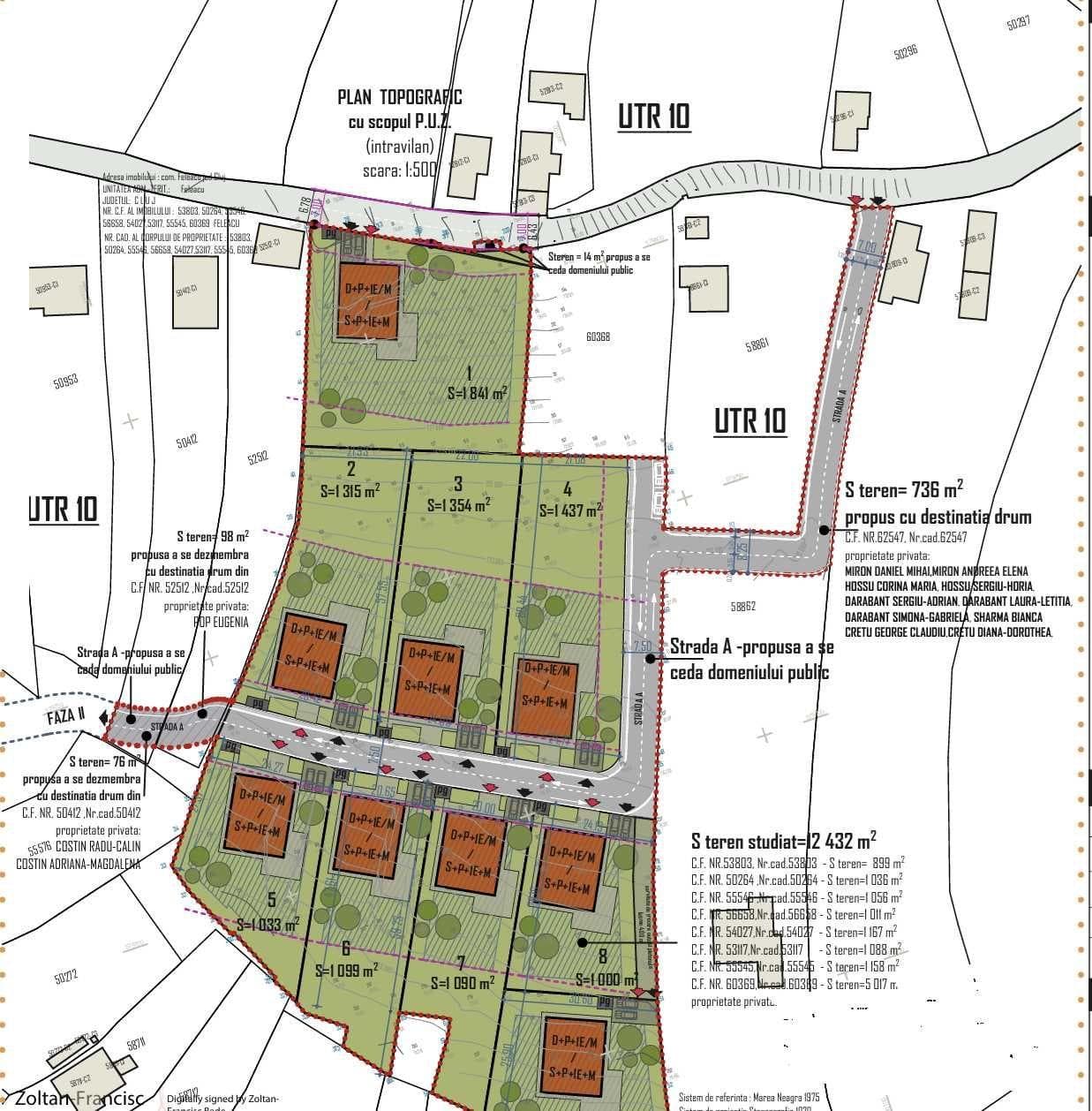 Teren cu PUZ de vânzare în Feleacu, județul Cluj