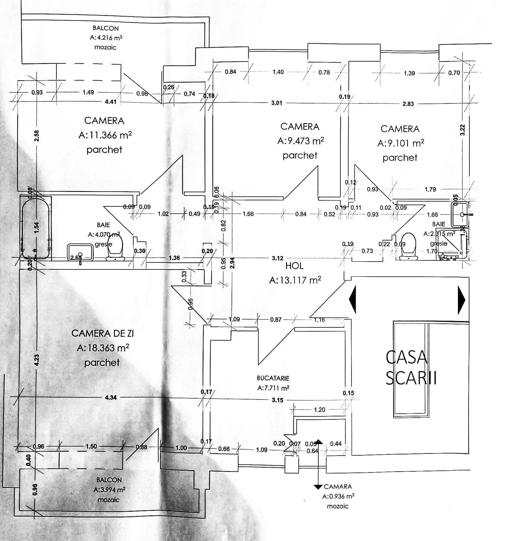 Apartament 4 camere - imagine 7