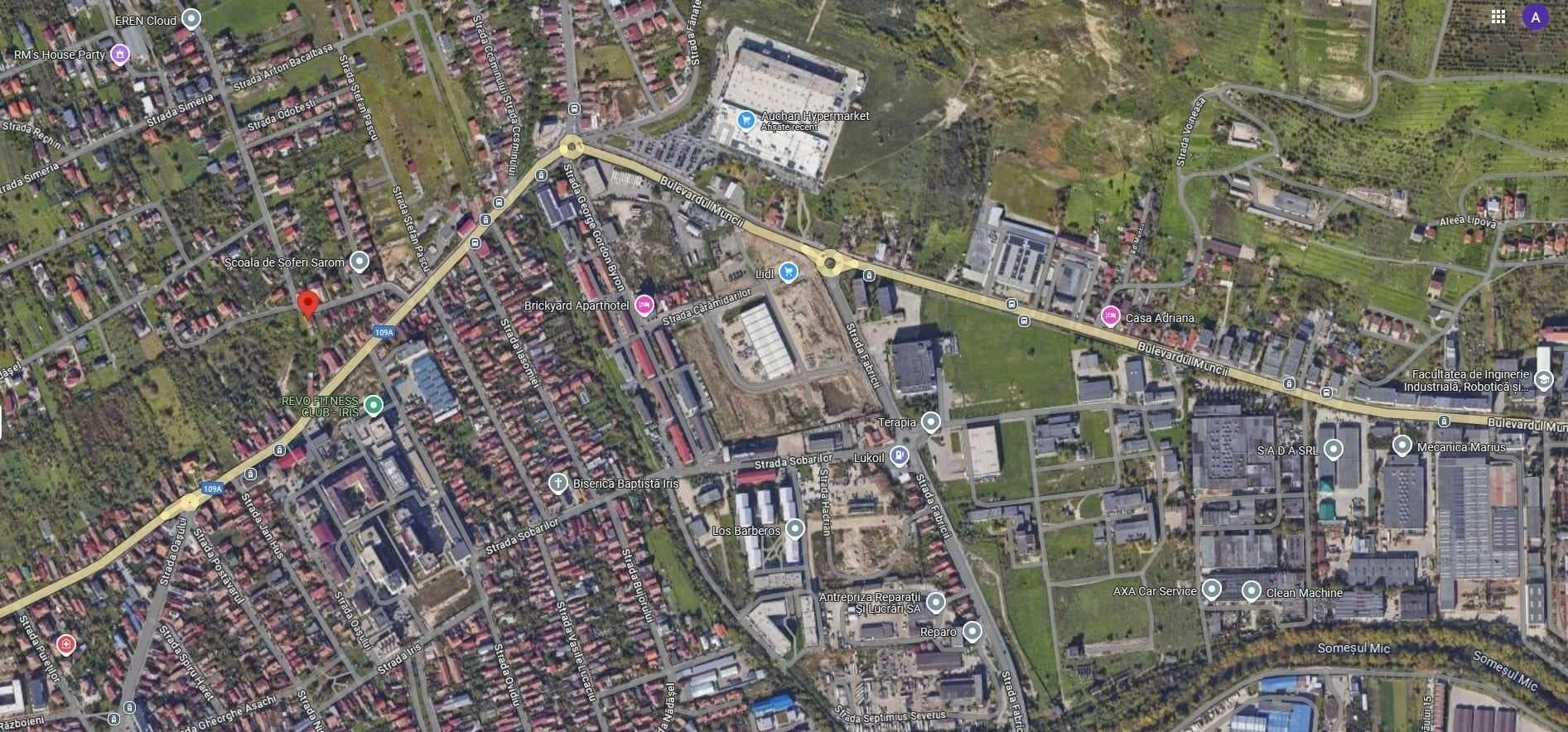 Teren 617 mp – Iris, Str. Odobești – Regim P+6 – Ideal Dezvoltare