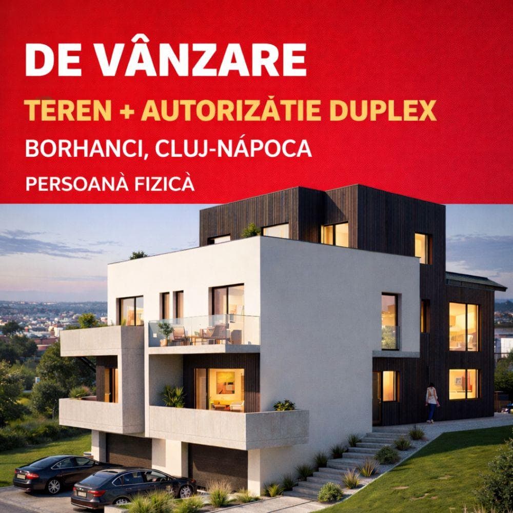 Teren cu Autorizație Duplex – Borhanci | Persoana fizica