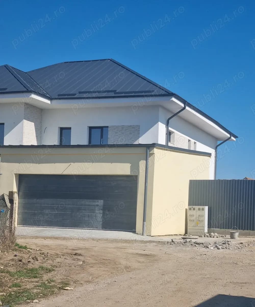 Casă modernă 180 mp + garaj 2 mașini, teren 350 mp   exterior Cluj, PF