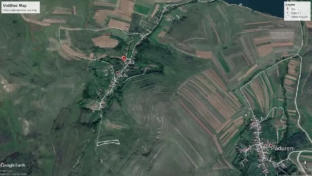 Vând teren extravilan în Șutu, jud cluj