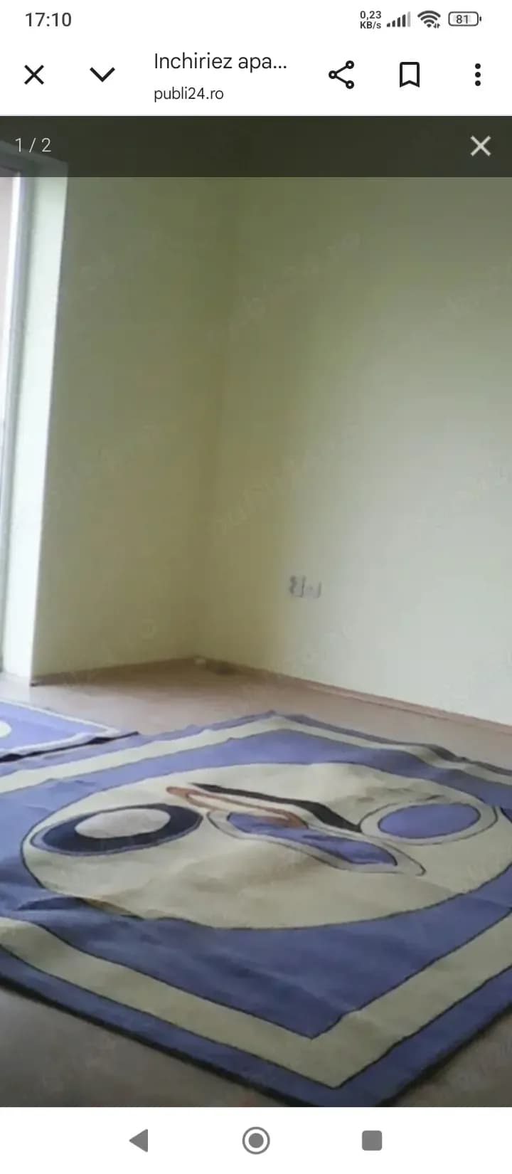 Inchiriez apartament cu 1 camera