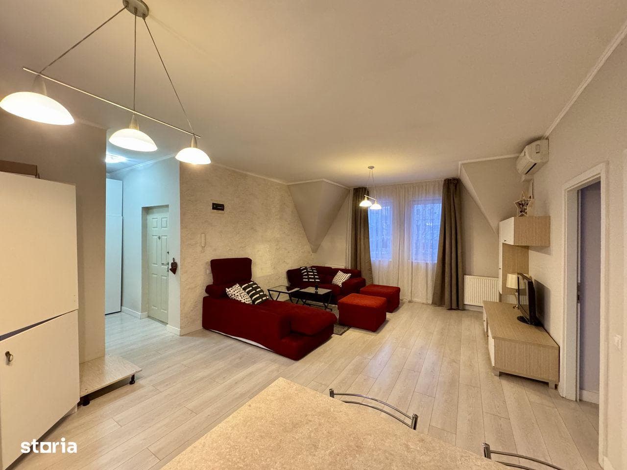 PF inchiriez ap. in vila, 80 mp, 3 cam, parcare curte, Andrei Muresanu - imagine 1
