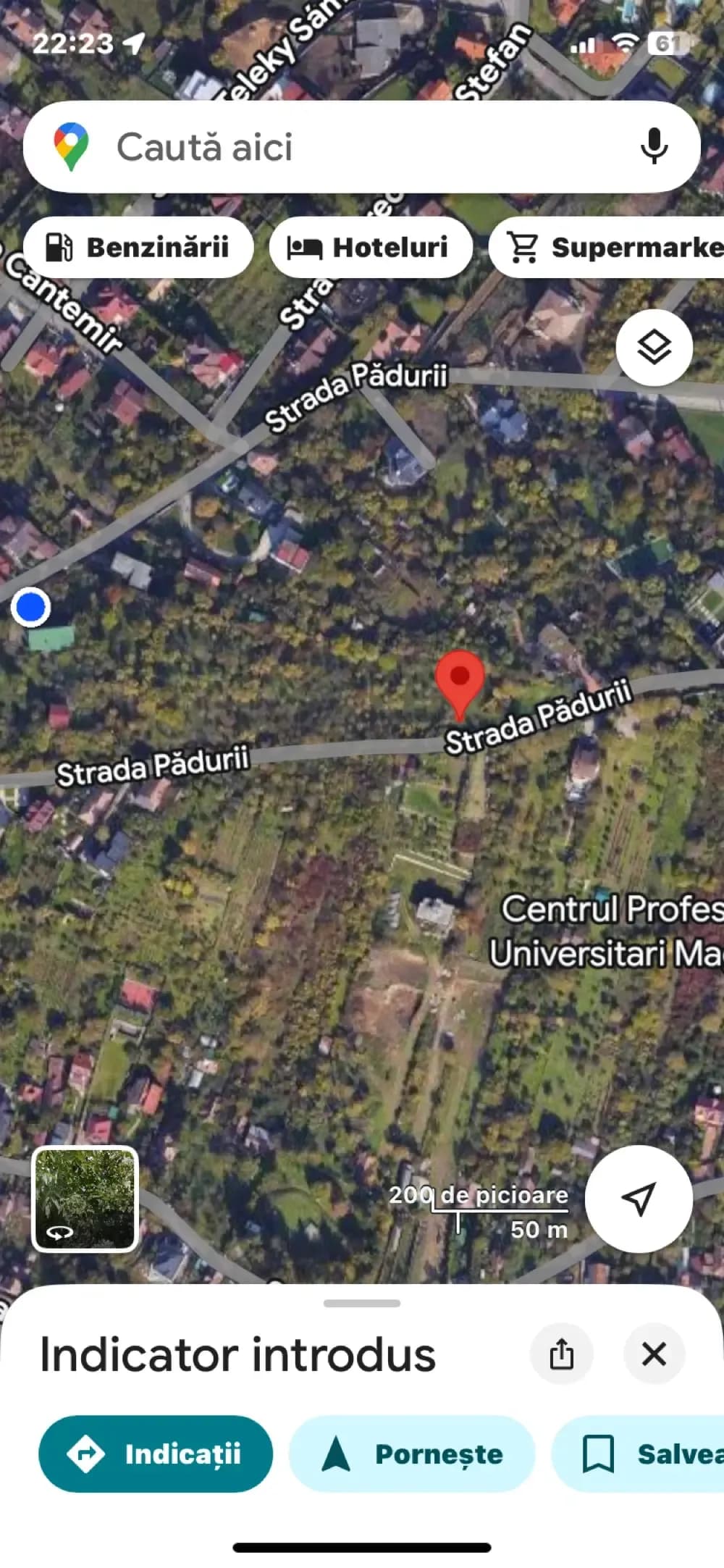 Vand 10 arii teren intravilan constructii str Pasajul Padurii