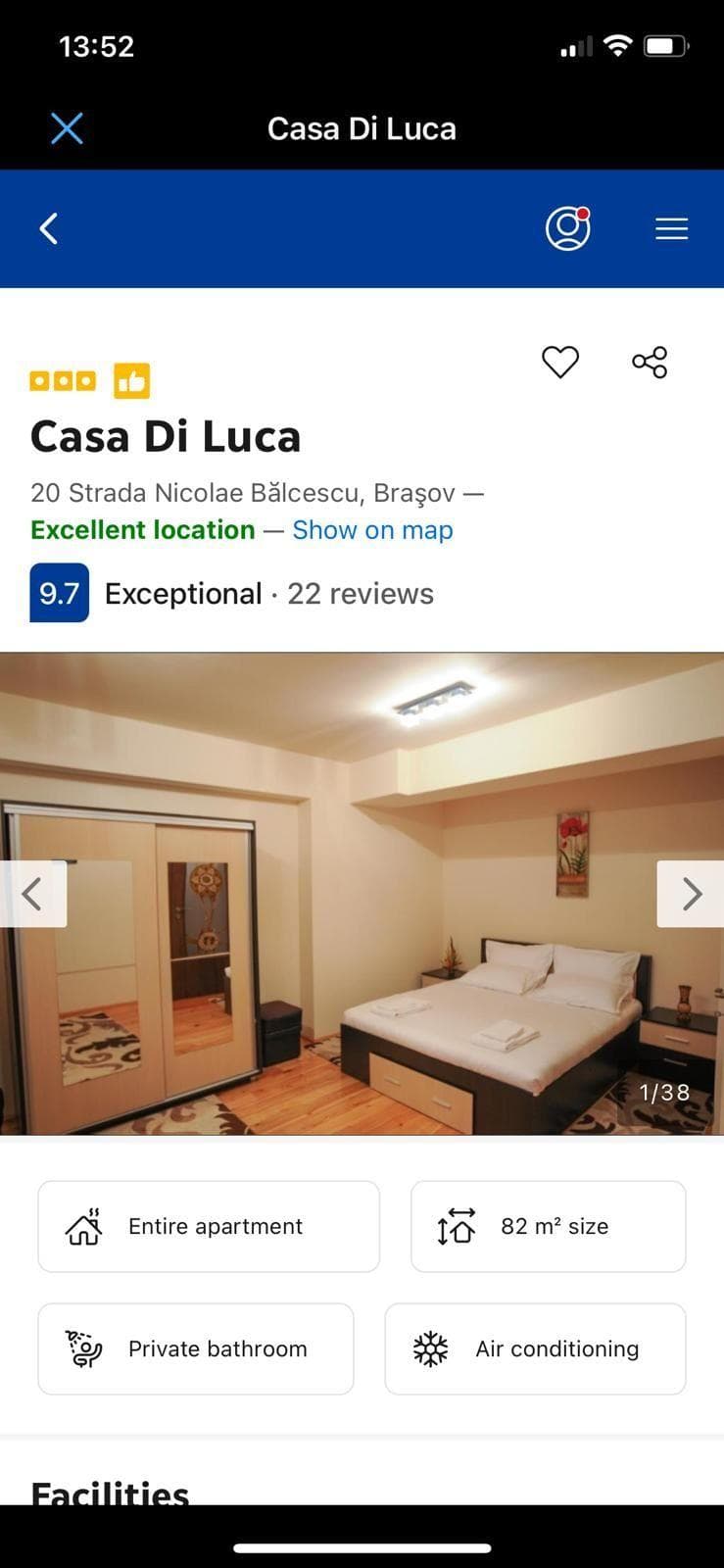 Apartament 3 camere decomandat, etaj 1, Brașov - Centrul Istoric