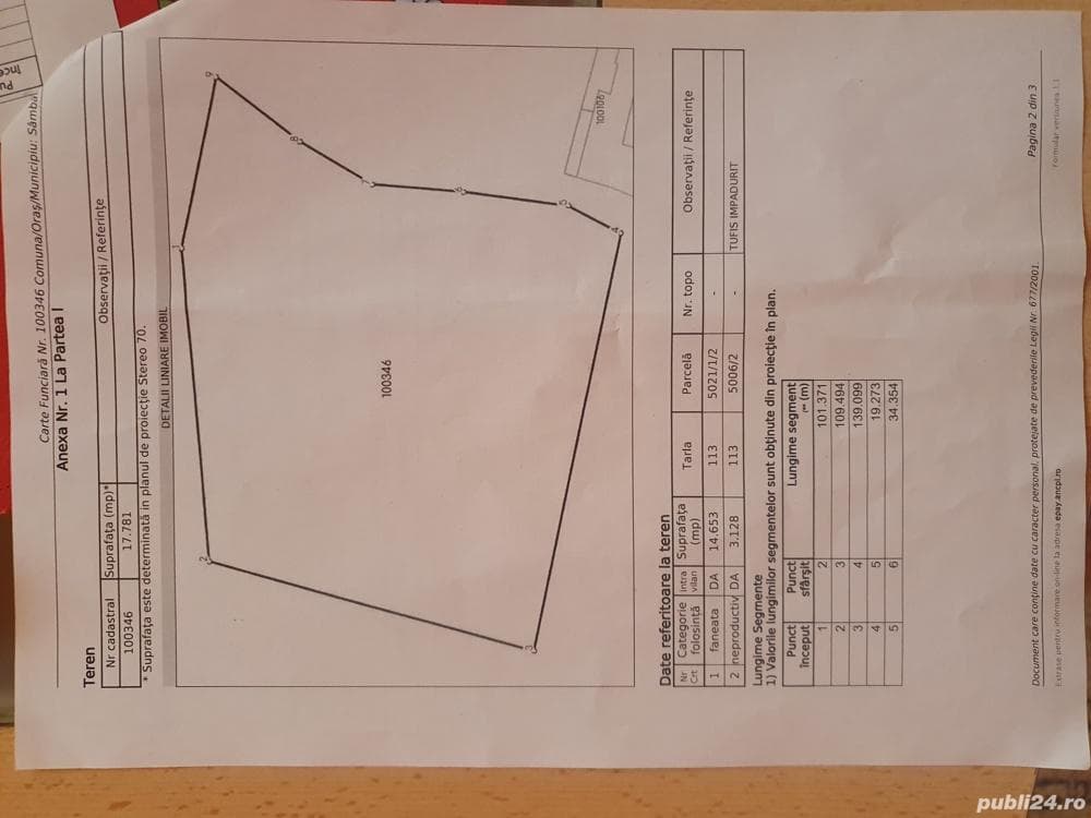 Teren intravilan Stațiunea Climaterică Sâmbăta de Sus - imagine 1
