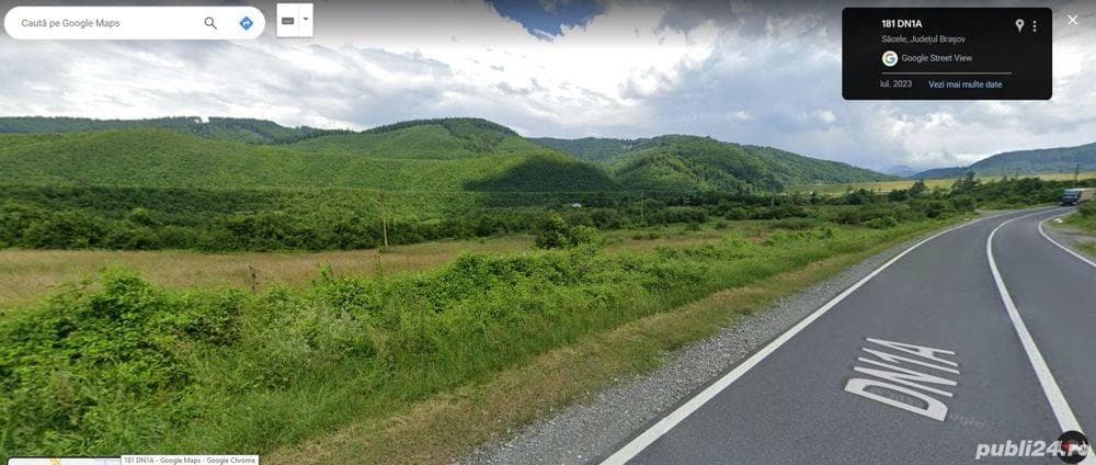 Investiție intravilan Brasov DN1A Brasov - Sacele 8000 mp