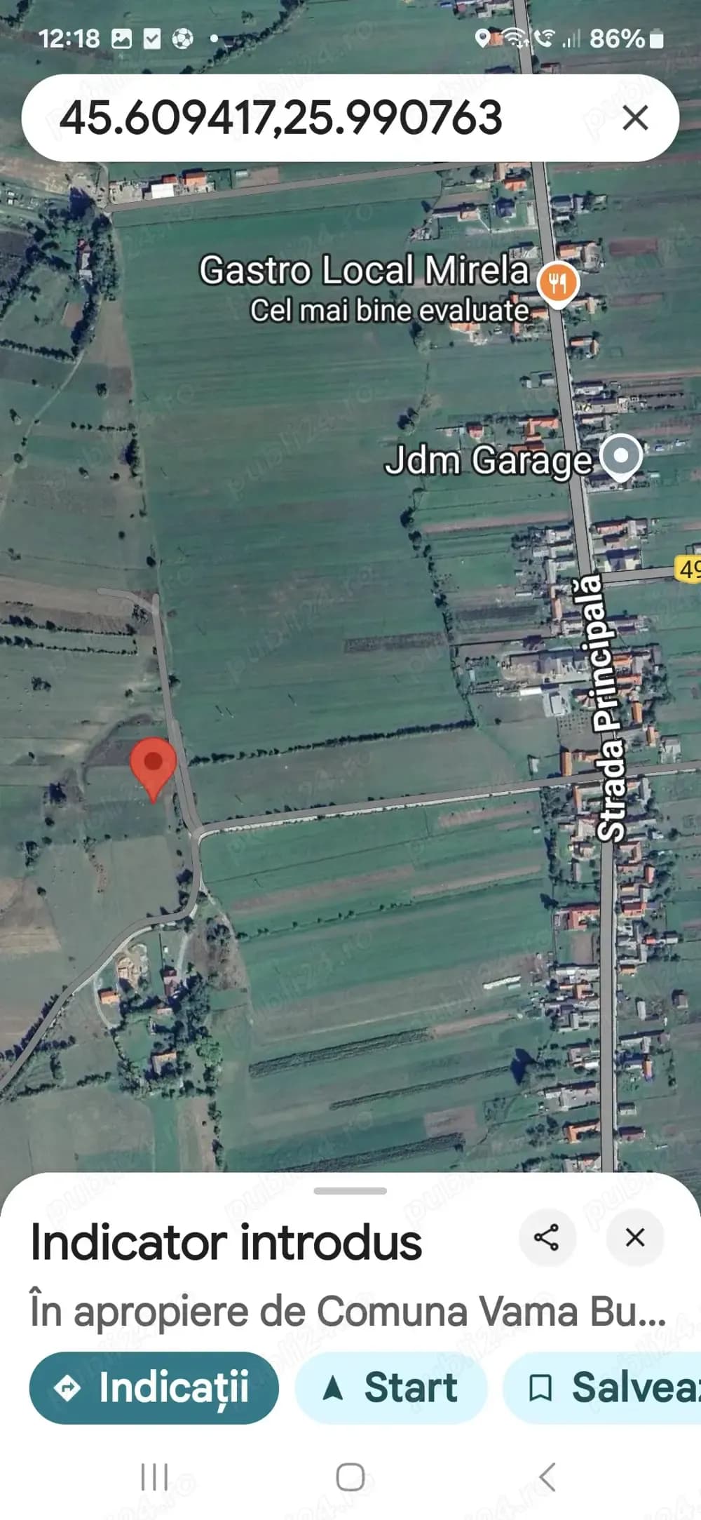 Vând teren extravilan în Vama Buzaului