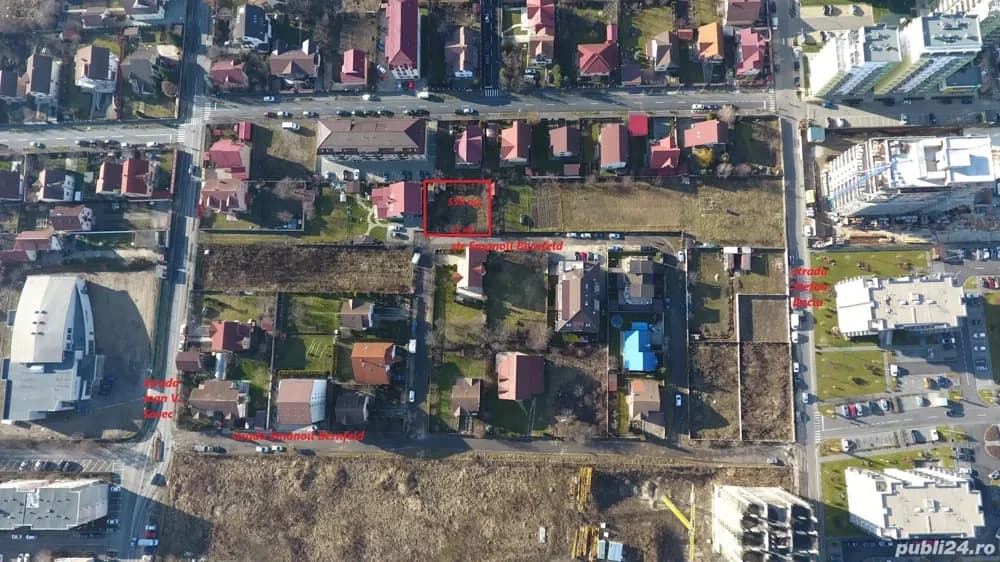 vand teren intravilan - 558 mp in Mun. Brasov ,str. Emanoil Bernfeld nr 29