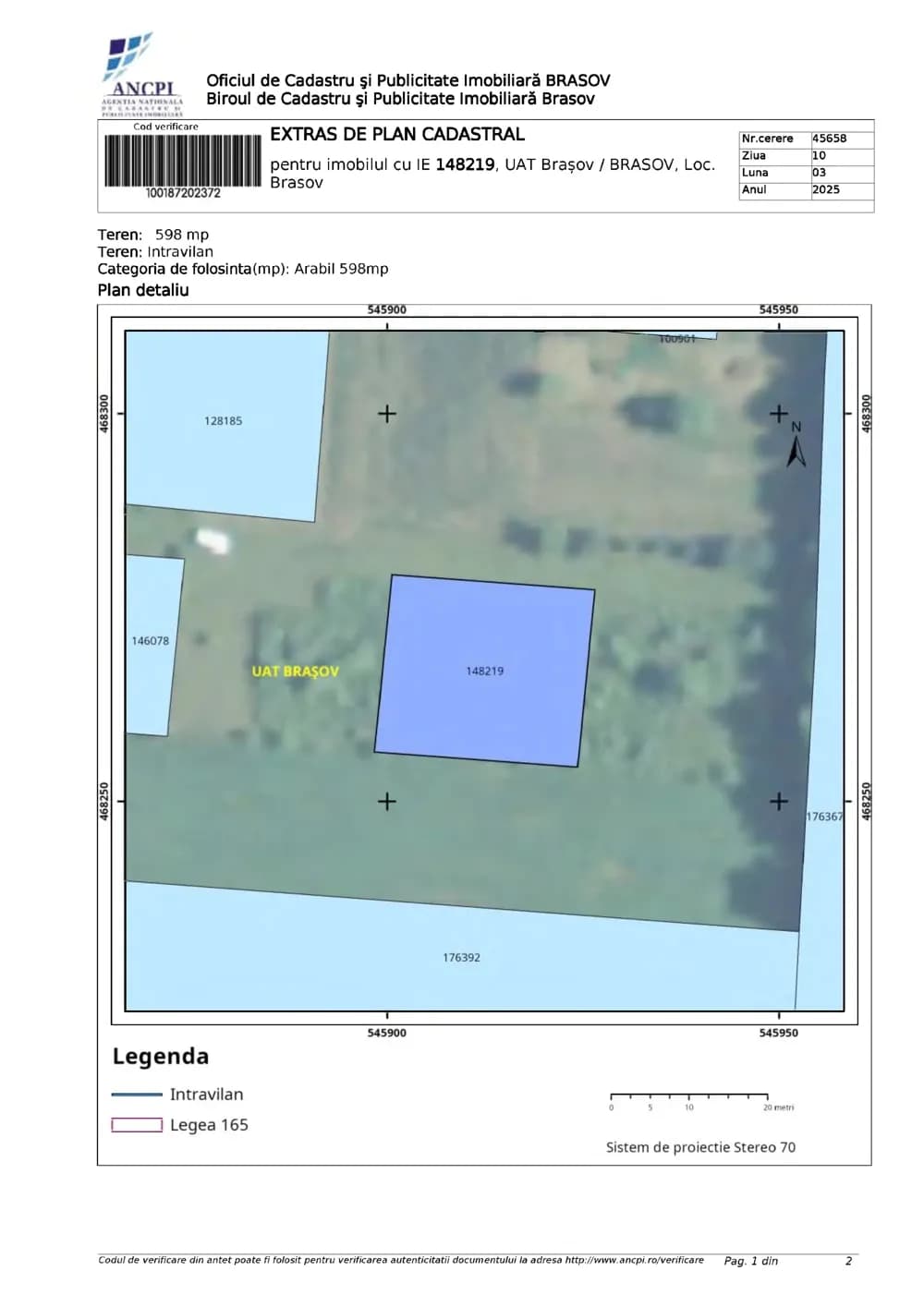 Teren de vanzare in Stupini - Baciului