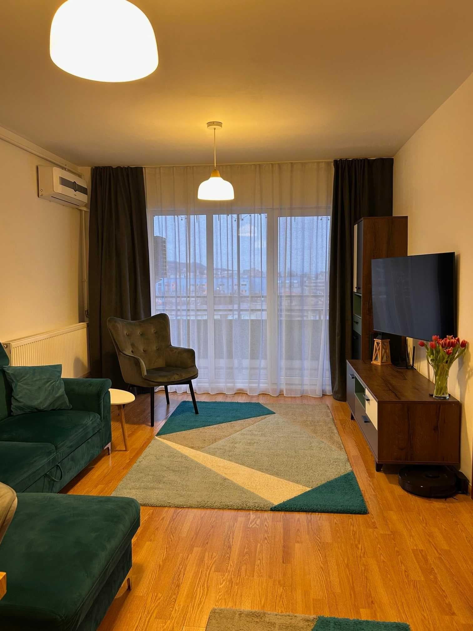 Apartament 2 cam.+loc parcare si boxa, mobilat/utilat Junior Residence - imagine 1