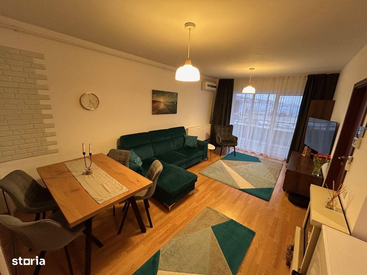 Apartament 2 cam.+loc parcare si boxa, mobilat/utilat Junior Residence - imagine 1