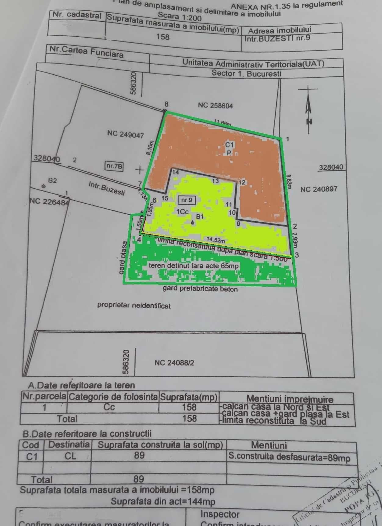 Teren 223 mp Piata Victoriei - Buzesti - imagine 1