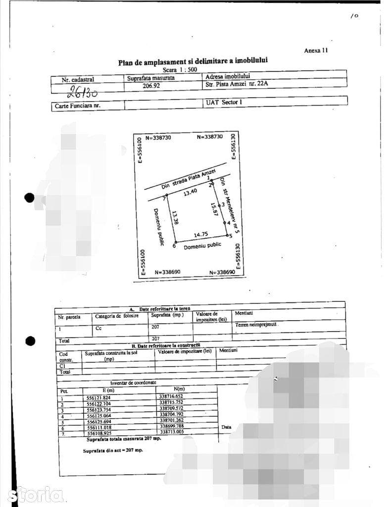 Teren ultracentral București, Piața Amzei, 207 mp - imagine 1