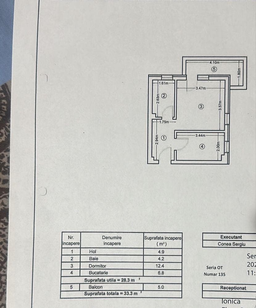 Garsoniera de vanzare 33 mp Chiajna - imagine 1