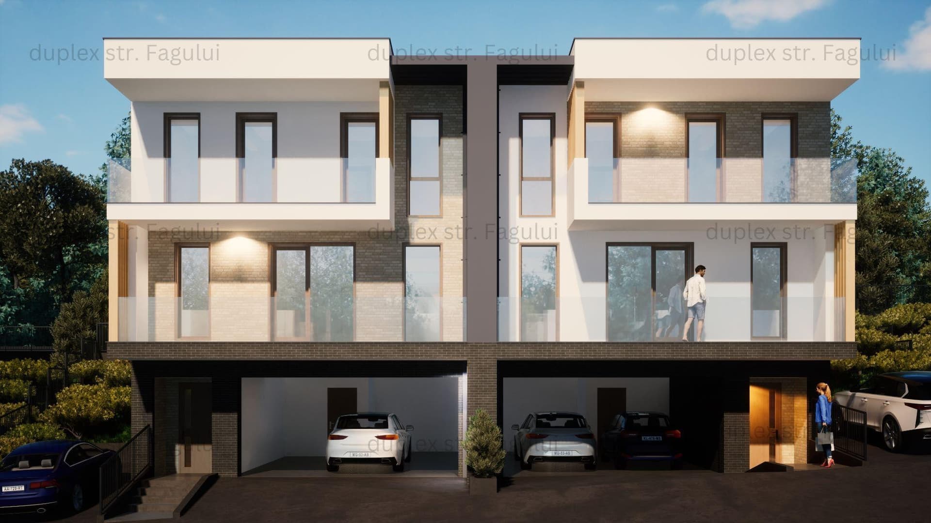 Duplex cu panoramă | Florești, str. Fagului | Panouri fotovoltaice - imagine 1