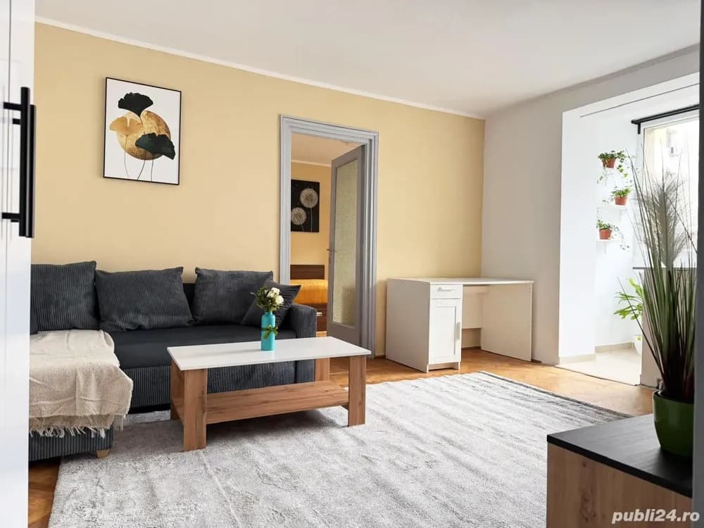 Apartament Mobilat, Stefan Cel Mare 40, Metrou 5 min, Centrala gaz