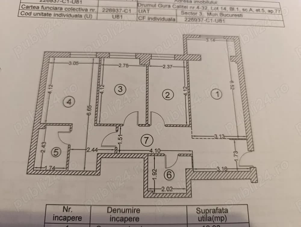 Ap. 3 cam. | 2017 | 2 băi | Metrou Nicolae Teclu | Parcare disponibilă