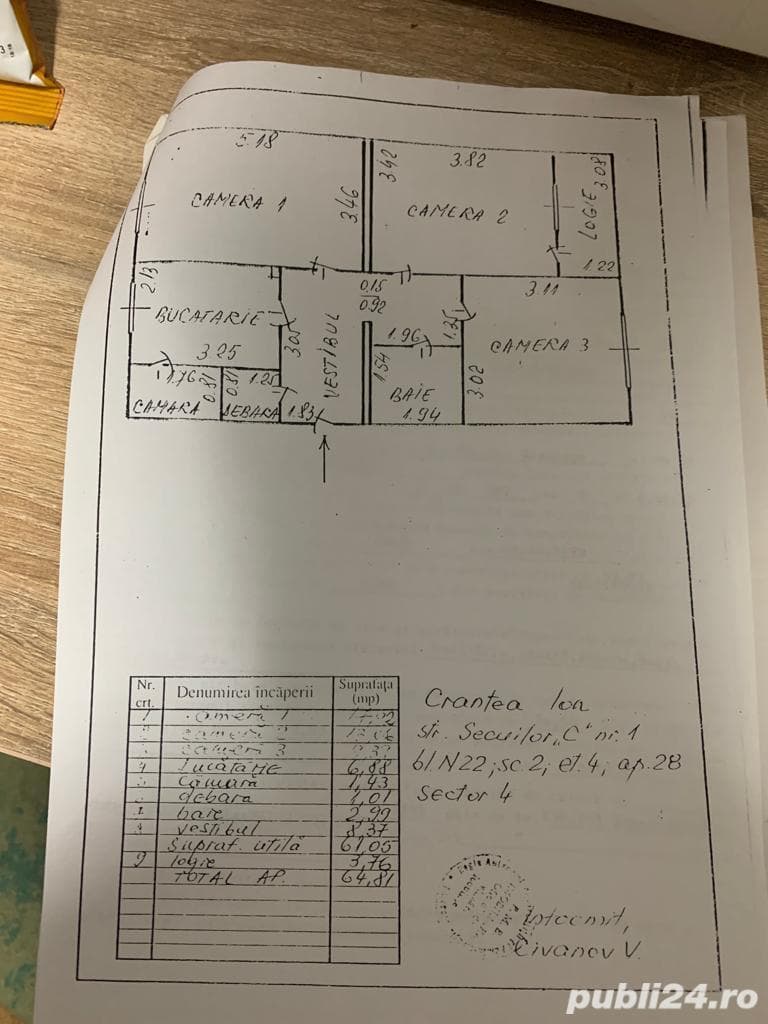 Schimb apartament 3 camere cu garsoniera+ diferența -Big Berceni. - imagine 1