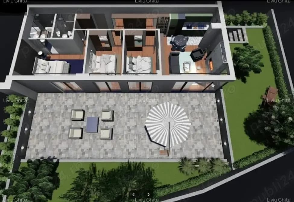 Vand apartament 4 camere cu terasa si gradina, ultracentral - imagine 1