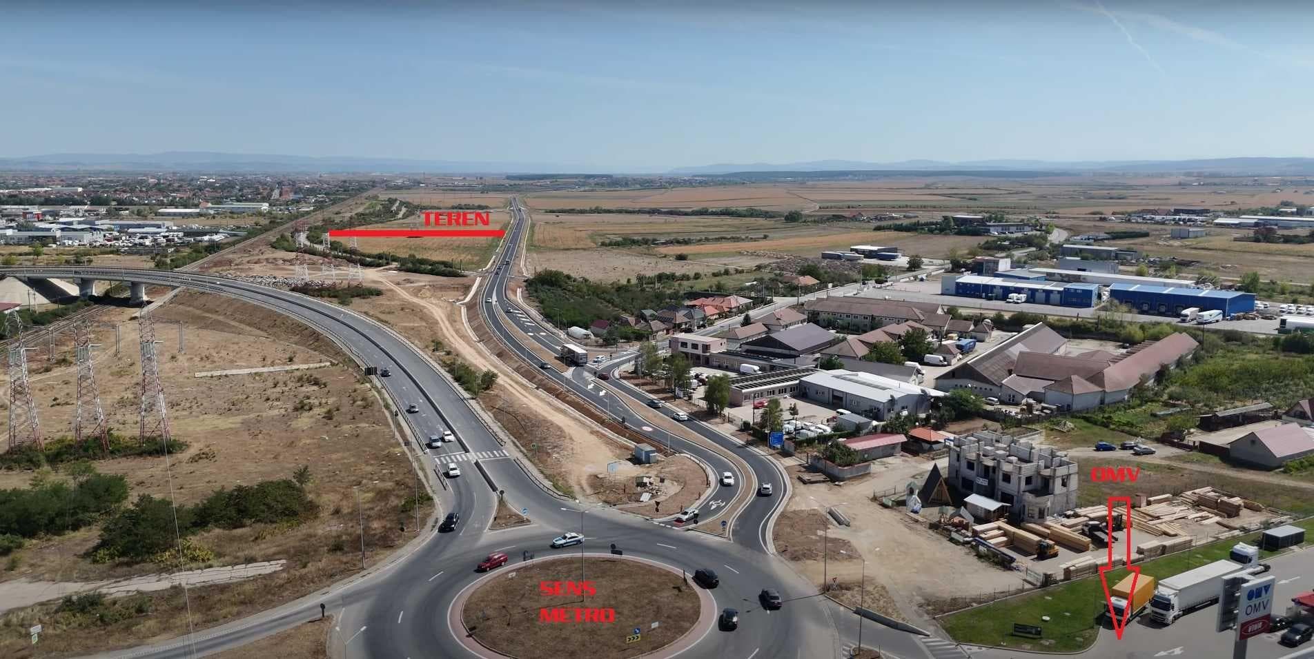 Vand Teren Intravilan Oradea la inceputul Centurii OSORHEI - imagine 1