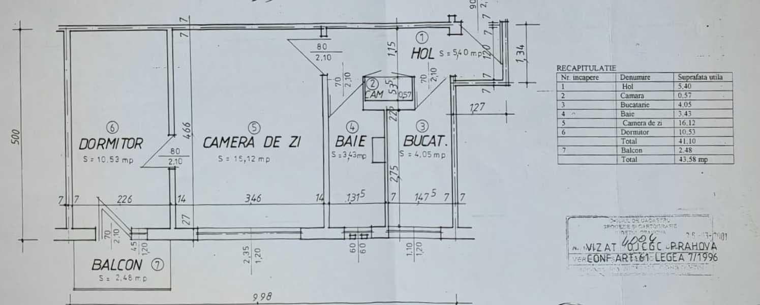 Apartament 2 camere, Zona Vest/Înfratirii-Direct Proprietar - imagine 1