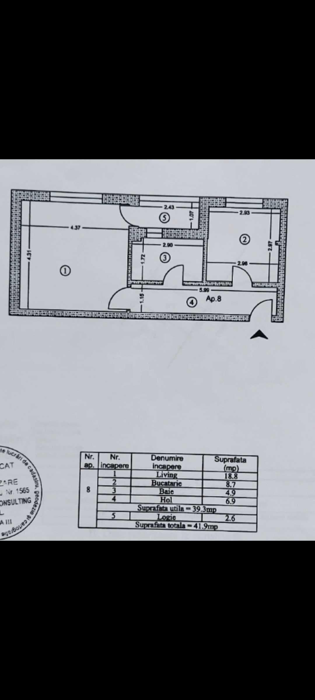 Chirie garsoniera Popesti Leordeni decomandata gata de mutare - imagine 1