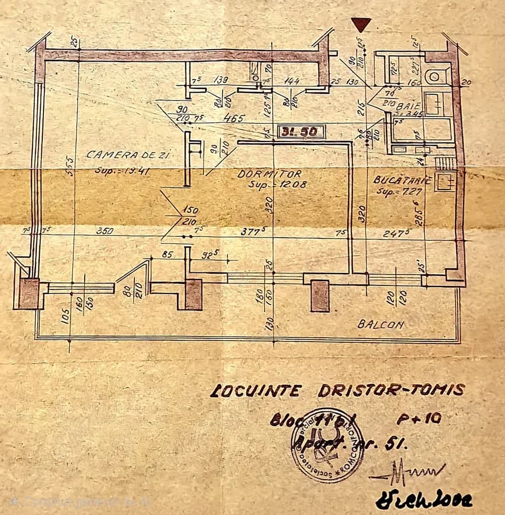 AP 2 CAMERE 1977 15 min metrou Dristor eraj10 - imagine 1