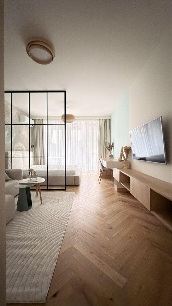 Garsoniera tip studio | chirie | bloc nou | Titulescu | Victoriei - imagine 1