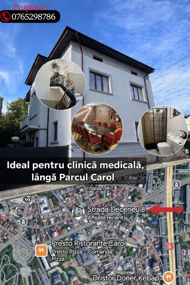 Cladire medicala complet renovata 2024 , 10+cabinete Parcul Carol - imagine 1