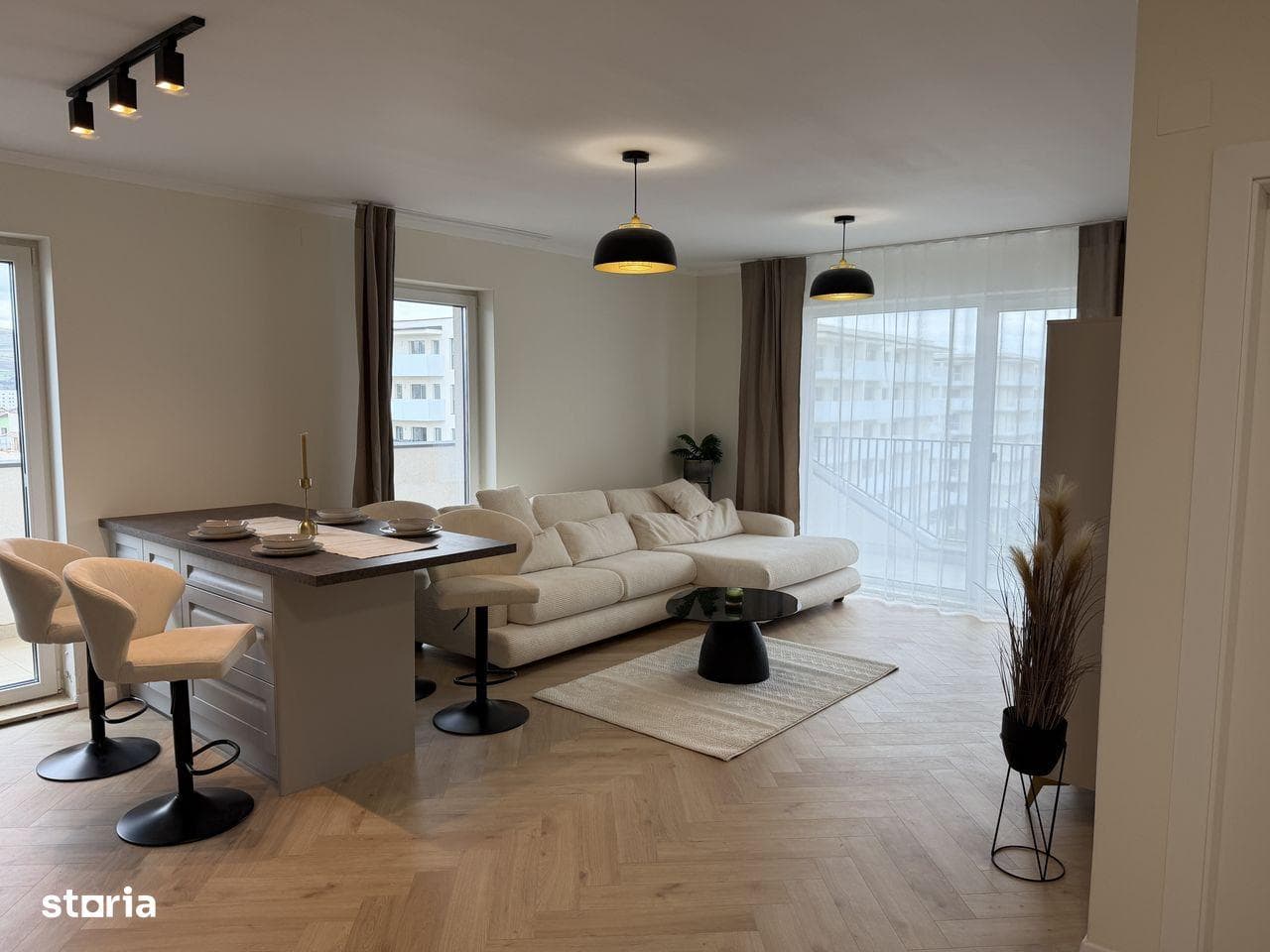 Apartament 2 camere Florești | 49 mp | terasă 24 mp | mobilat/utilat - imagine 1